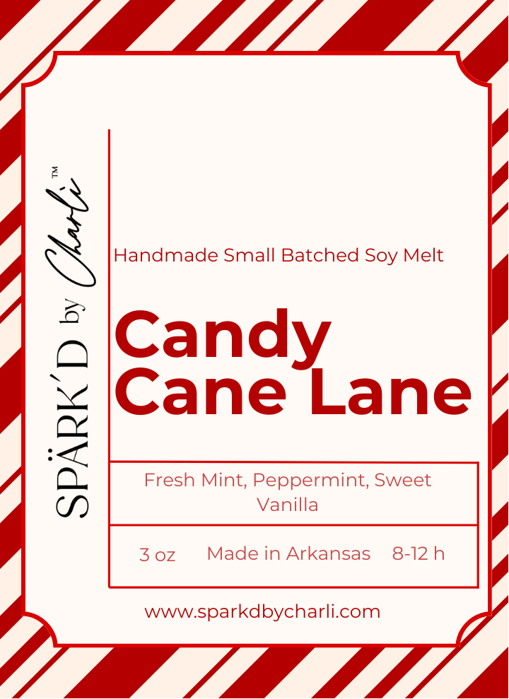 Candy Cane Lane Soy Wax Melt