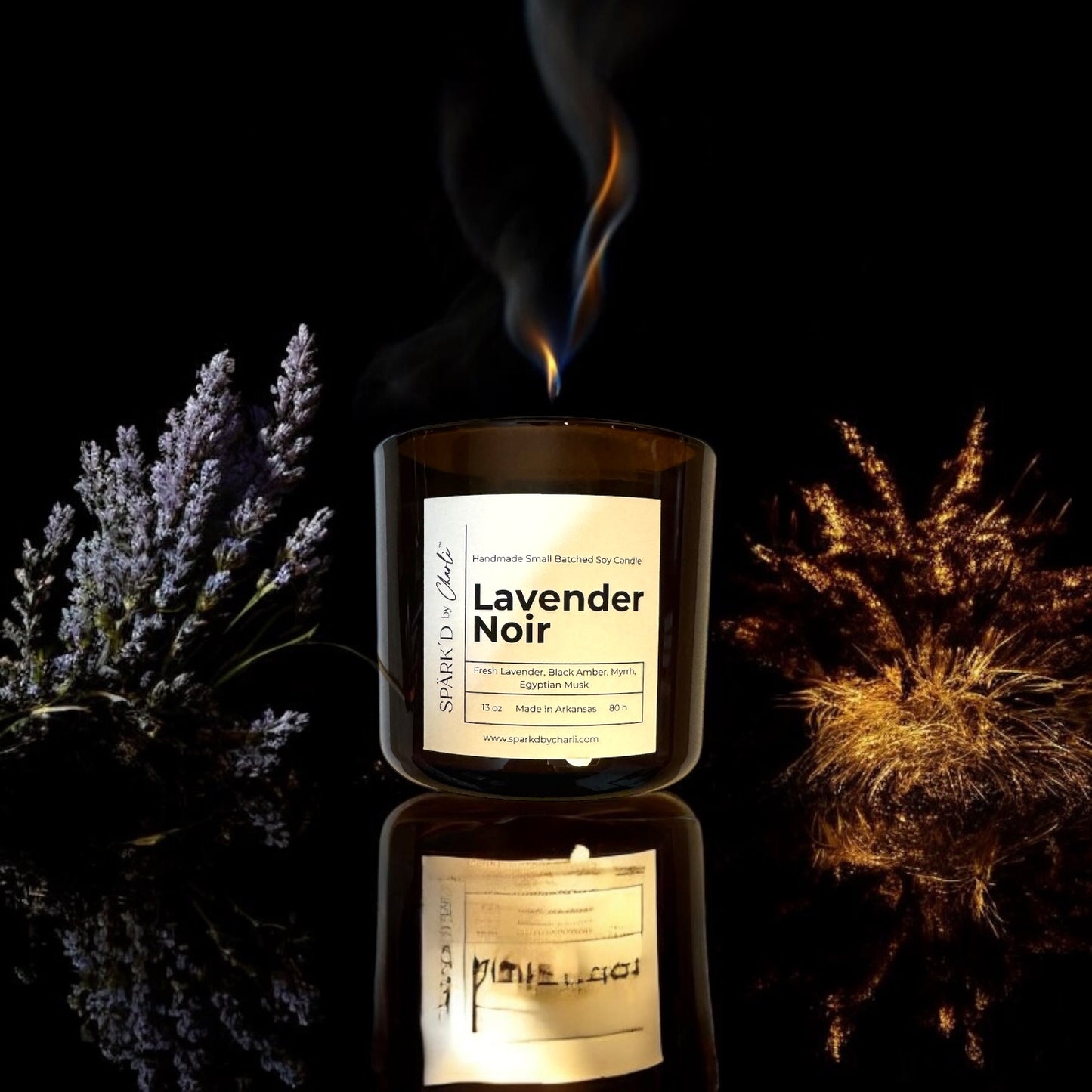 Lavender Noir Soy Candle