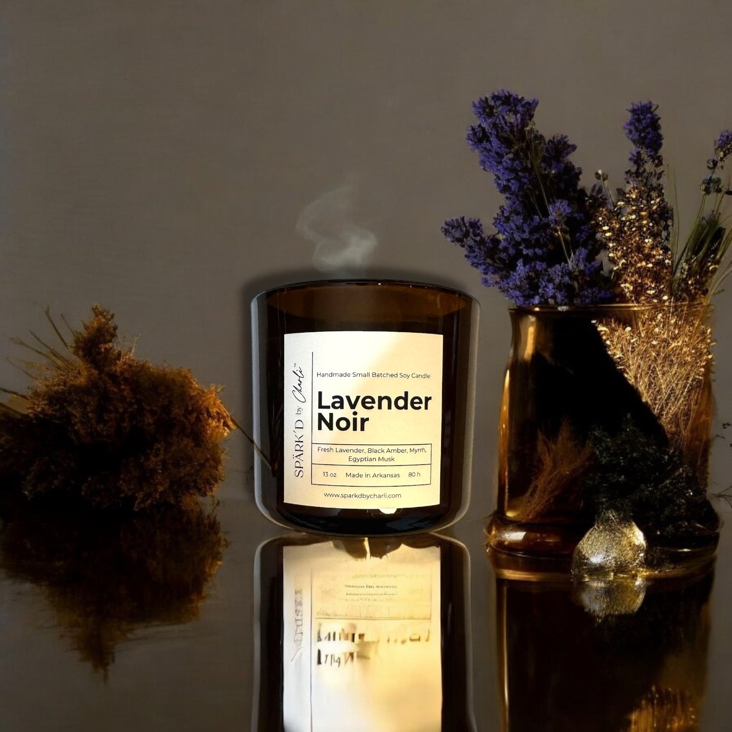 Lavender Noir Soy Candle