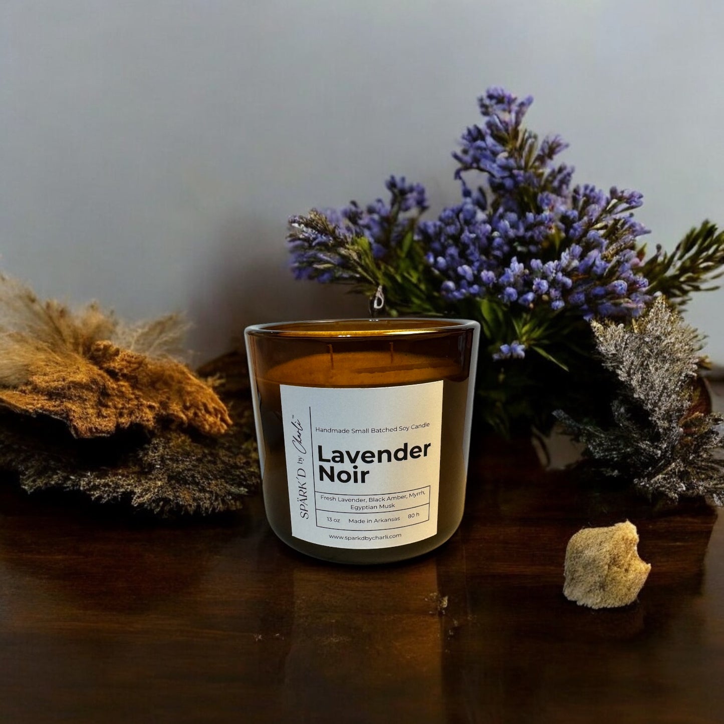 Lavender Noir Soy Candle