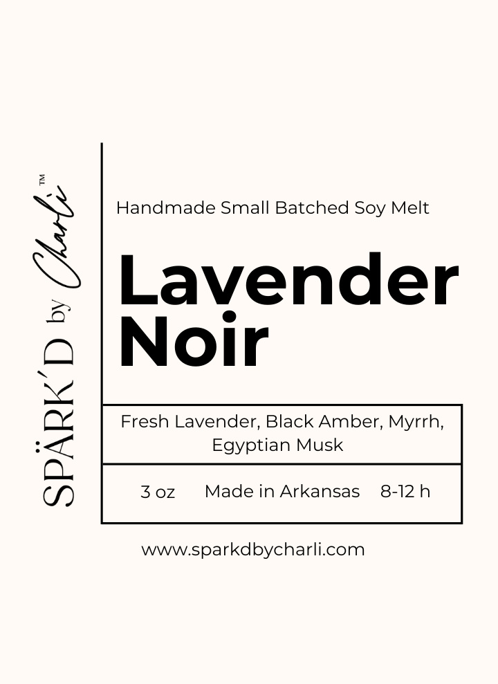 Lavender Noir Soy Wax Melt